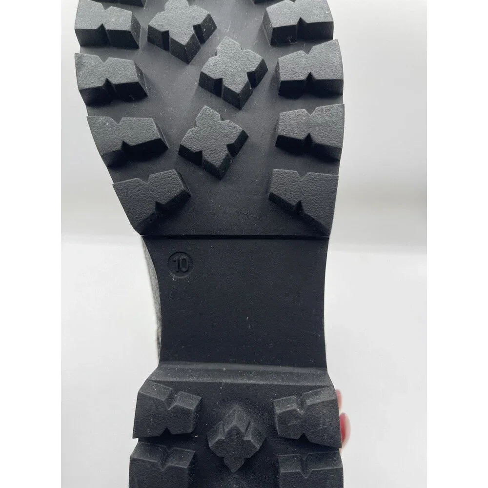 Seven7 Combat Boots Women Black Lace Up Boho Boho Size 10 New